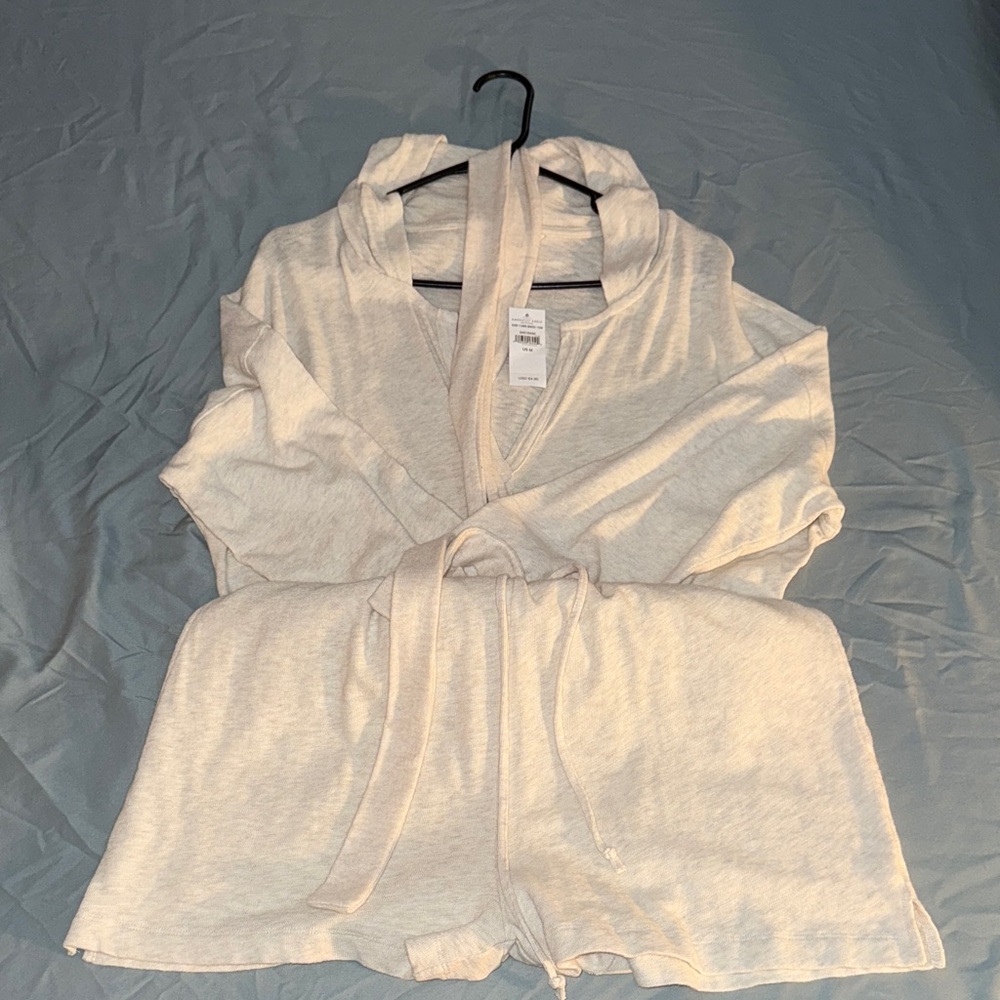 American Eagle Outfitters Cream romper